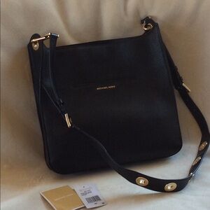 Michael Kors Black Crossbody Messenger Bag
